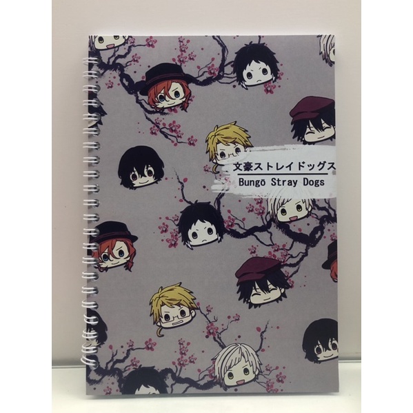 

Bungou Stray Dogs Anime Notebook - Buku Tulis/Catat Bungo Stray Dog - Free Pembatas Buku & Photocard