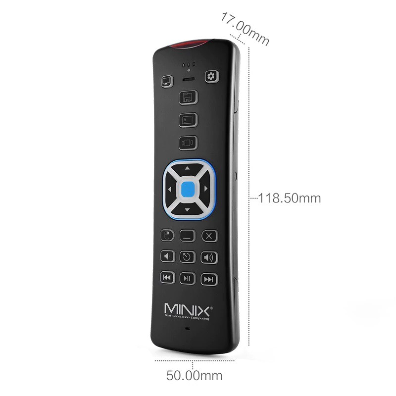 MINIX NEO W2 - 2.4G Wireless Air Mouse Wireless - HANYA UNTUK WINDOWS 10 OS