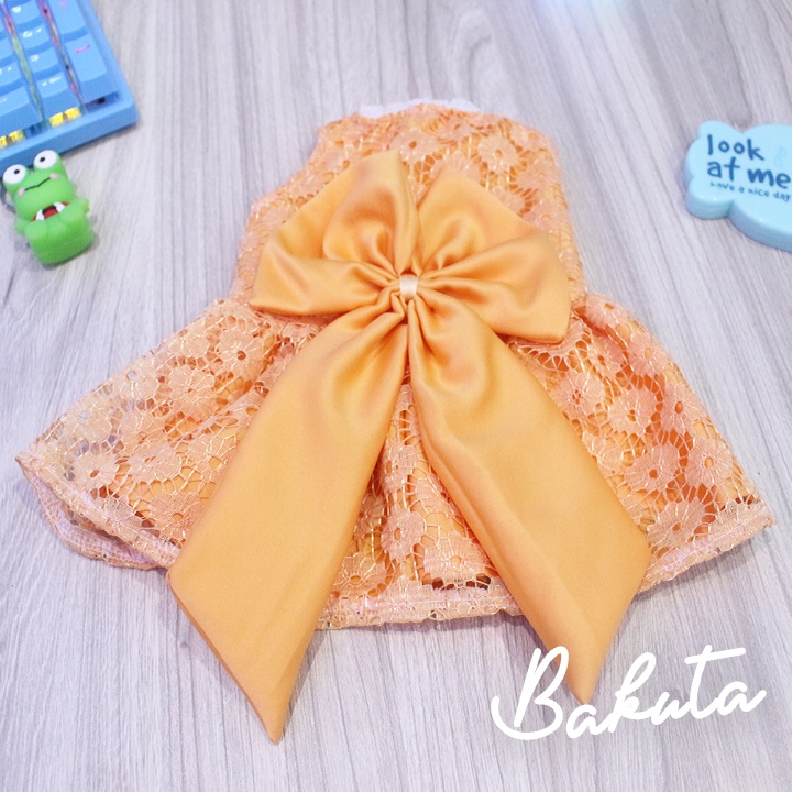 Dress Renda brokat warna-warni untuk kucing dan anjing / baju kucing lucu terlaris size S M L XL