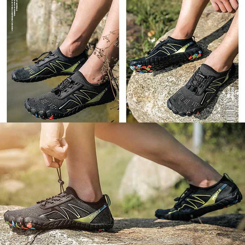 Sepatu Pantai Renang Olahraga Air Aqua Shoes Pelindung Kaki Spatu Outdoor Wanita Pria Waterproof