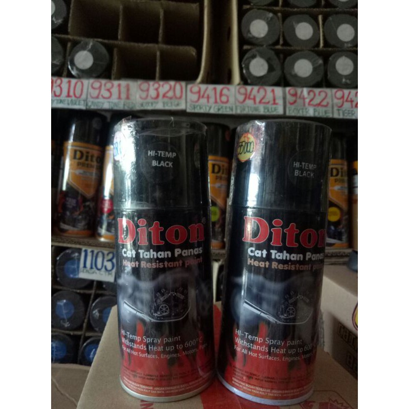 Hi temp black diton cat untuk knalpot tahan panas