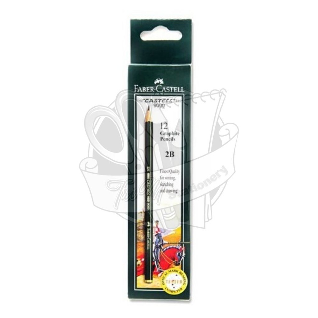 

Faber Castell Pensil Kayu 9000 2B [ BOX ISI 12 ]