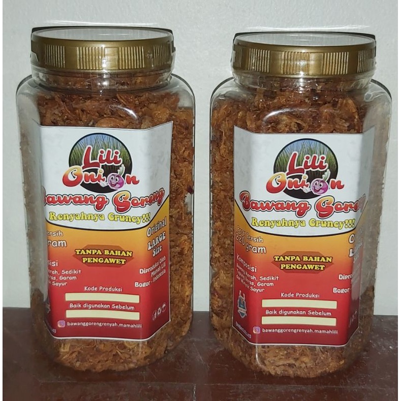 

BAWANG GORENG RENYAH ASLI BREBES ( TOPLES )