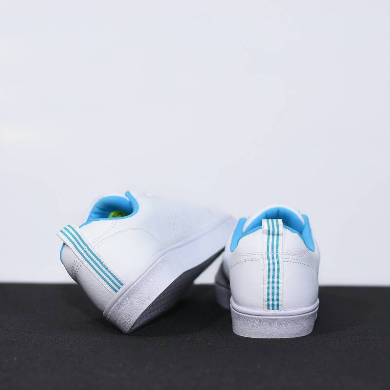 Sepatu Adidas Neo Advantec Full White Blue Sneakers Olahrag Wanita Murah