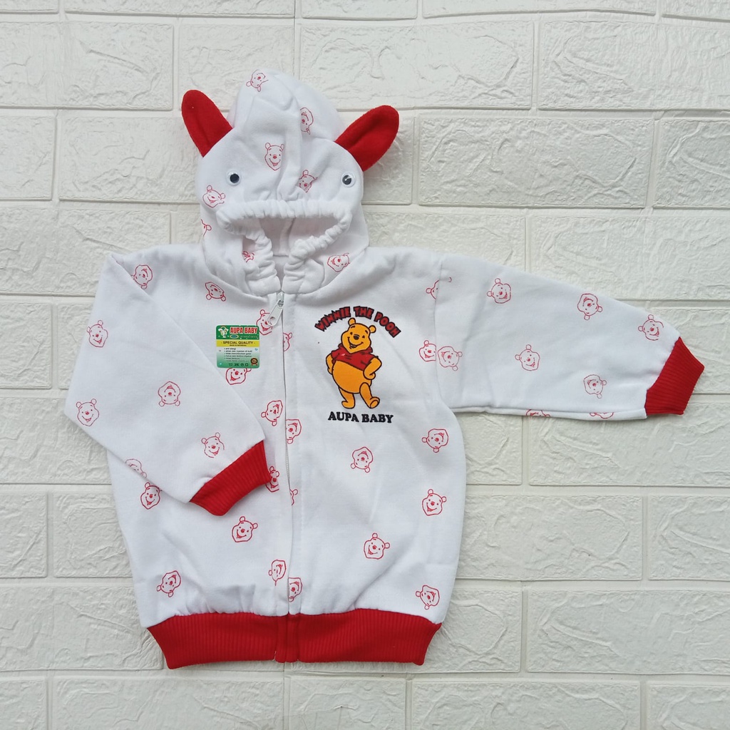 Jaket bayi motif winnie the pooh terbaru