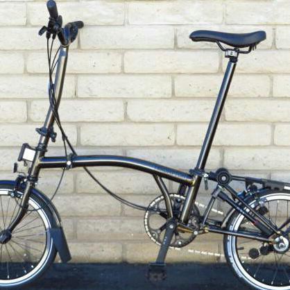 Sepeda Lipat Brompton H6R Black Lacquer New Original