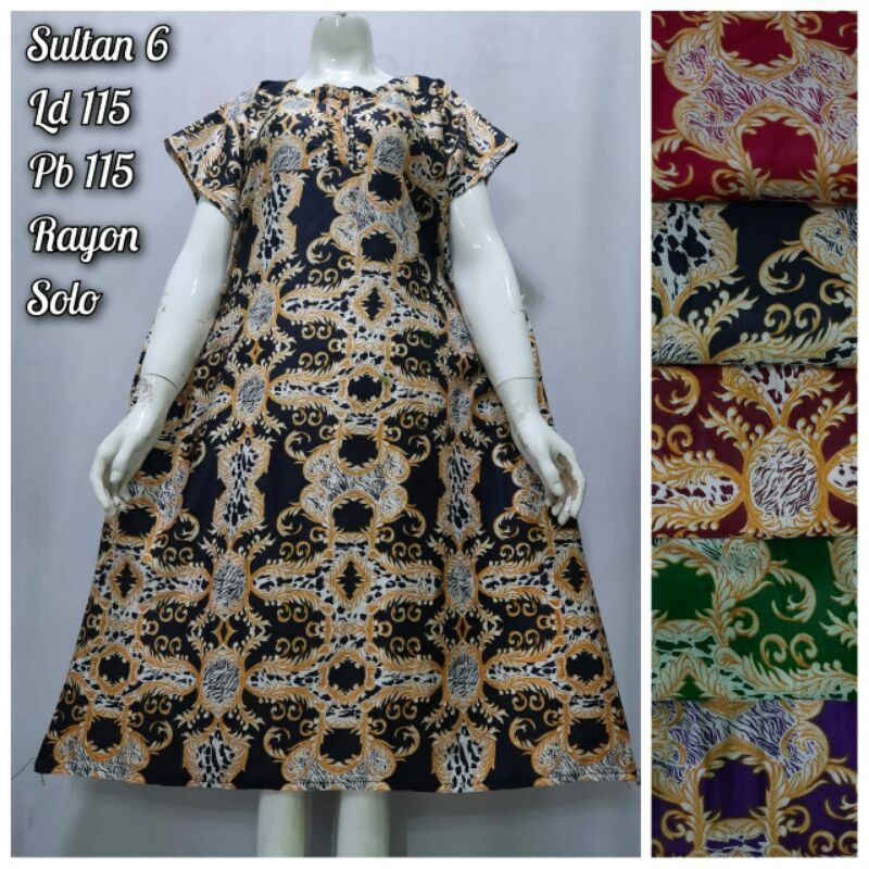 daster rayon/ daster sultan/daster murah 100 dapat 4