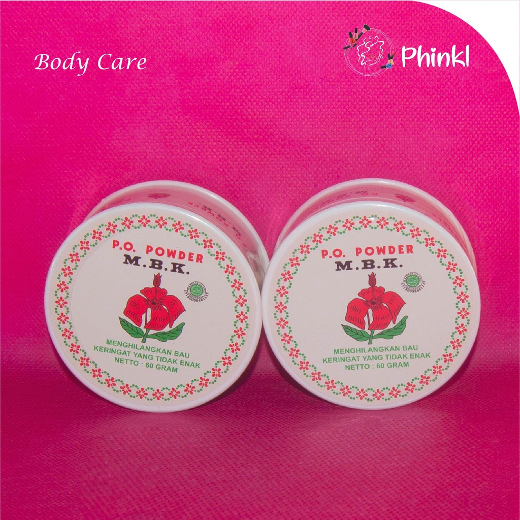 `ღ´ PHINKL `ღ´ Bedak Tabur M.B.K Bulat mbk wadah mengatasi bau badan biang keringat ketiak basah