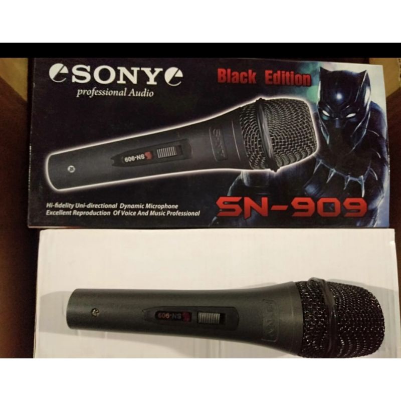 Microphone SONY SN 909 Black Edition Mic karaoke