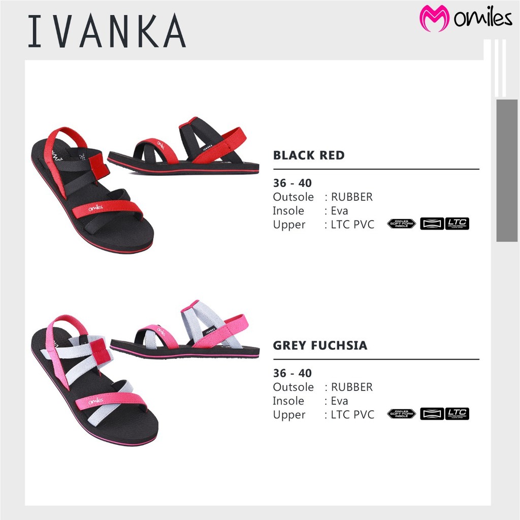 SANDAL OMILES Sandal Flat OMILES Sandal IVANKA