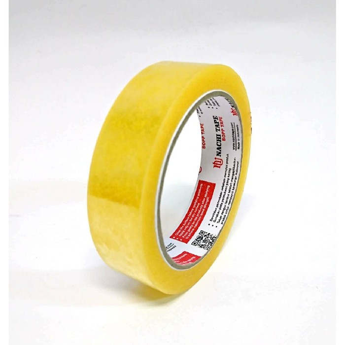 Isolasi Selotip Stationery Tape Nachi Kuning 24 mm / 1 Inch x 72 Yard / 24mm / 1x72