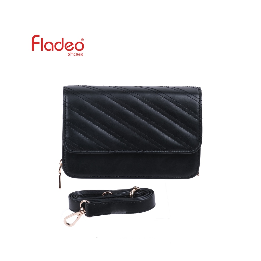 Fladeo I21/QC151-2JY/Tas Slempang Wanita [Sling bag ] -Black