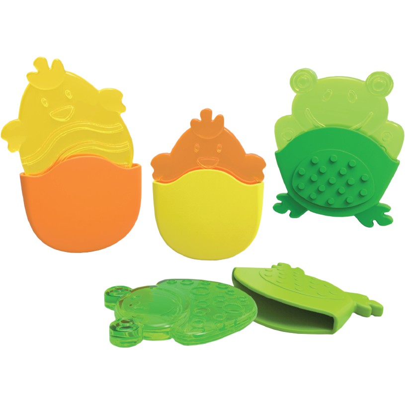 BabySafe Frog Chicken Cooling Teether with Purified Water // Gigit gigitan bayi