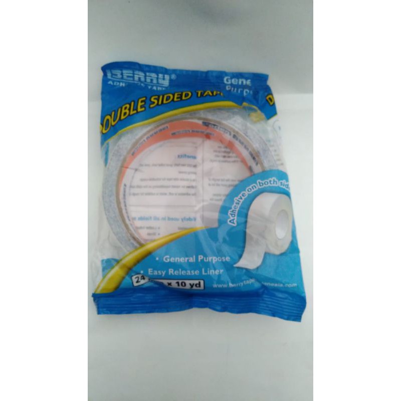 

Double Tape 2 Sisi Perekat lebar 24 mm