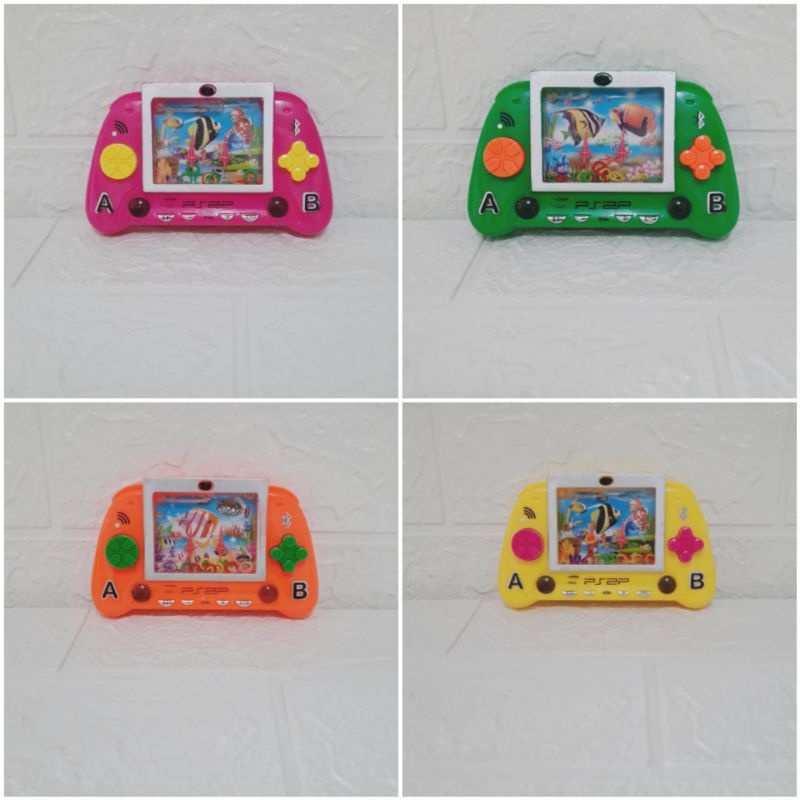 Mainan game air jadul murah model Psp gimbot water game