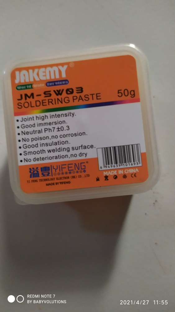 Jakemy Jm-sw03 Flux Solder / Sodlering Paste Original