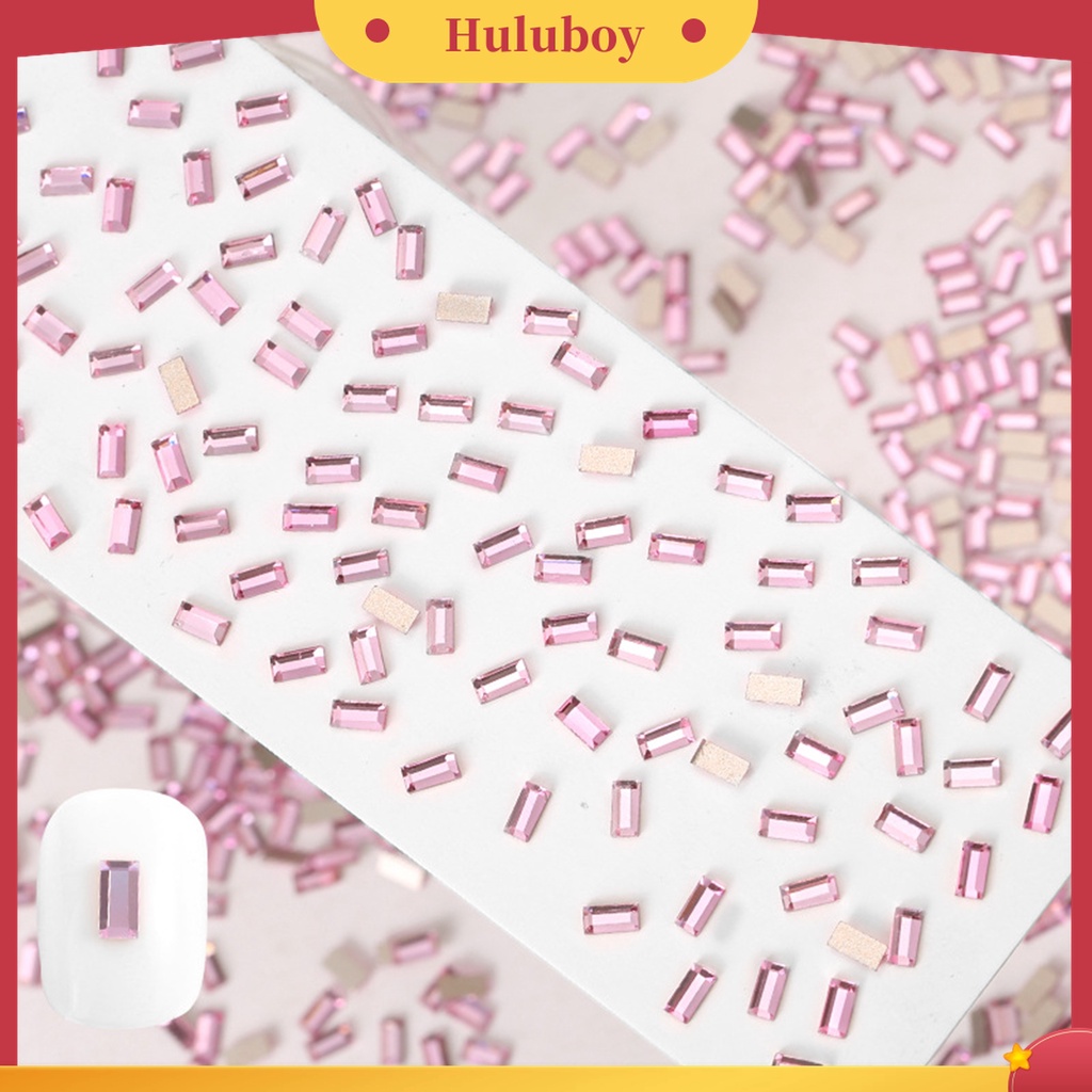 Huluboy Huluboy♡ 50 Pcs Ornamen 3D Bentuk Irregular Bahan Resin Warna Pink Untuk Dekorasi Nail Art