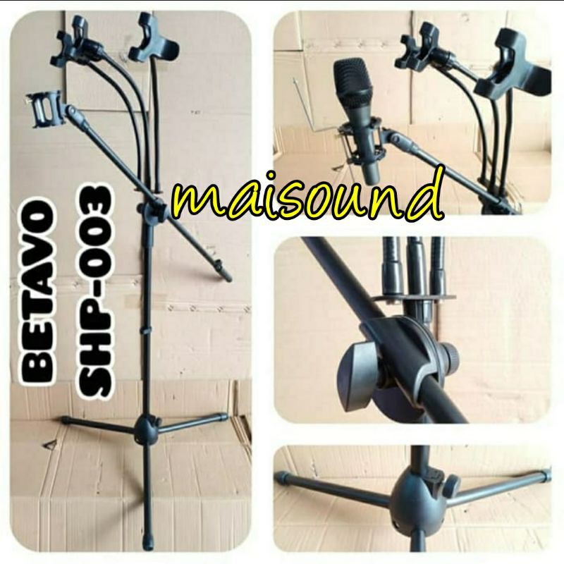 STAND MIC BETAVO SHP 003 STAND MICROPHONE HP BETAVO SHP003 HOLDER HP