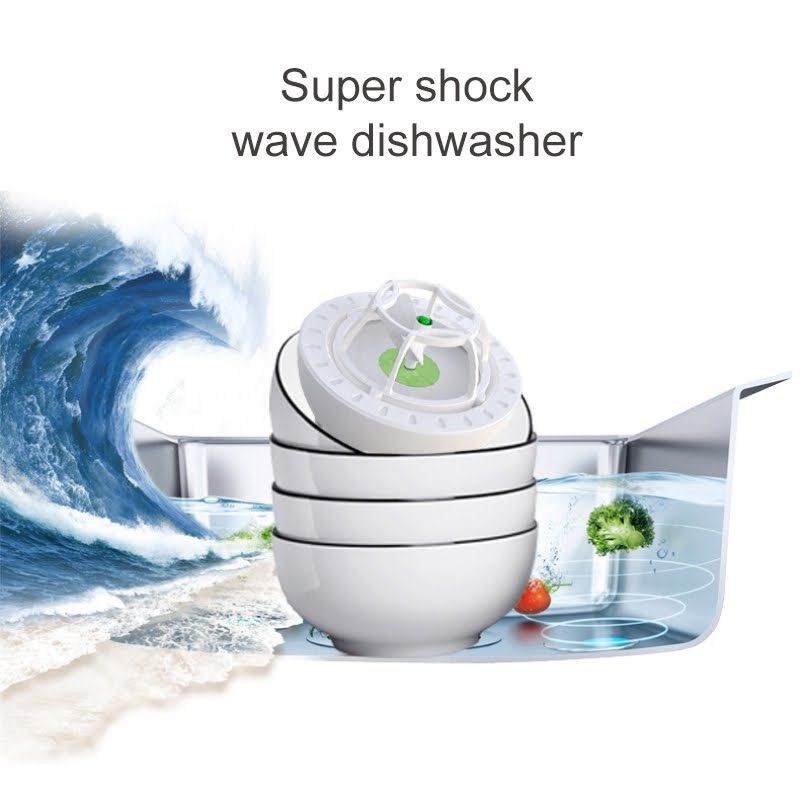 Mesin Cuci Piring Mini Portable Ultrasonic Turbin Dish Washer