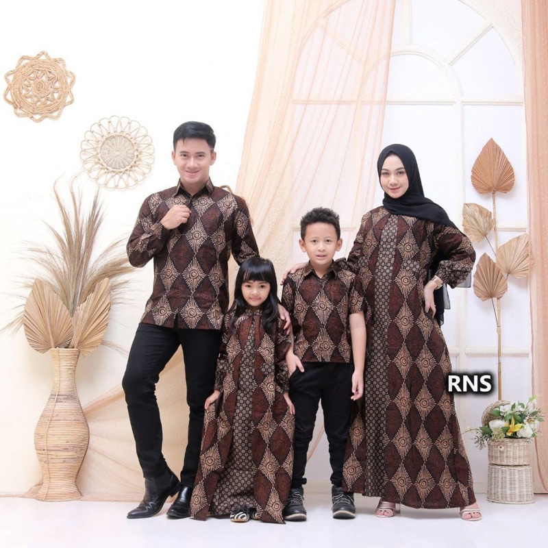 Baju Batik Couple Keluarga Modern Set Seragam Sarimbit Batik Couple Family Sragam Kemeja Kerja Dress Pesta Lamaran Kondangan Pasangan Ayah Ibu Dan Anak Laki laki Cowo Cowok Cewek Perempuan Kekinian Jumbo Busui Motif Jazzy Marina Batik Pekalongan Terbaru