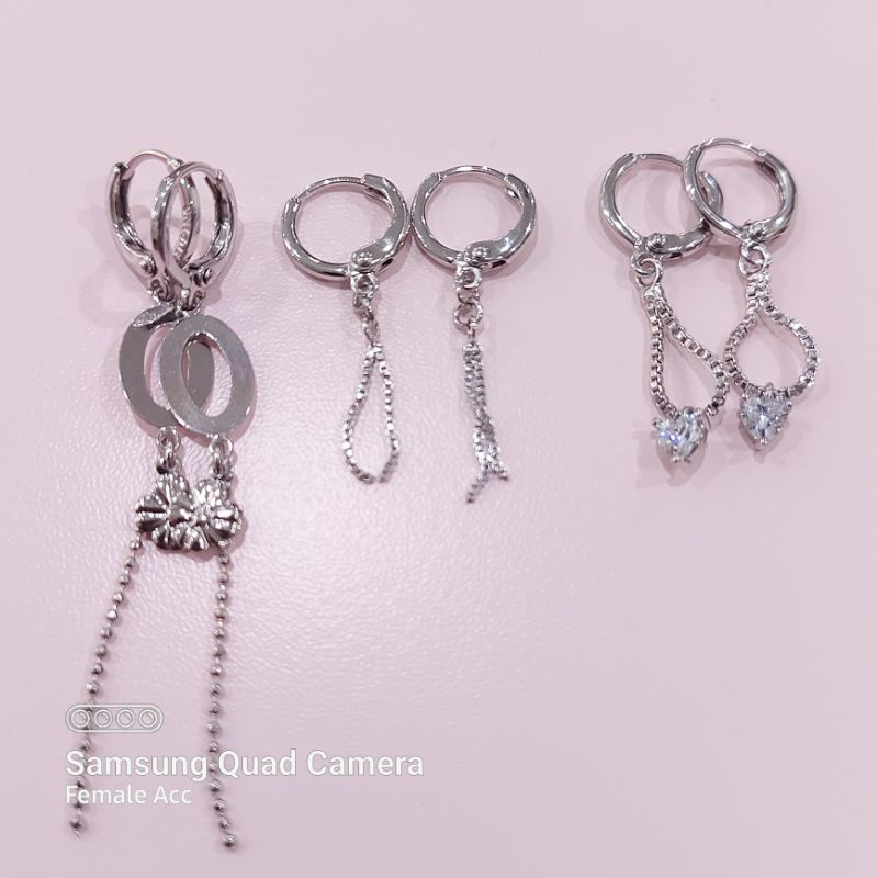 Anting xuping silver panjang