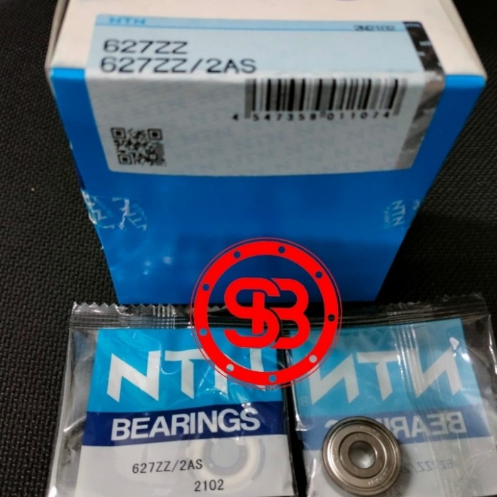 LAHER 627 ZZ / 627-2Z NTN ORIGINAL MINIATUAR BALL BEARING / MICRO