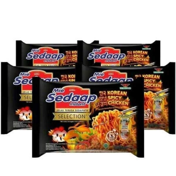 SB Collection Mie sedap korean Spicy Chicken Selection (5 pcs x40gr) mie sedaap enak dan murah