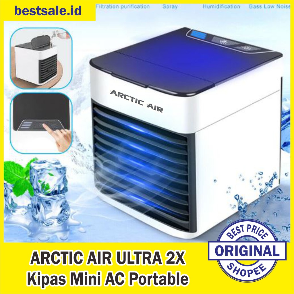 Anti Bocor Arctic Air Ultra 2x Power Kipas Mini Ac Cooler Portable Pendingin Ruangan Original Indonesia