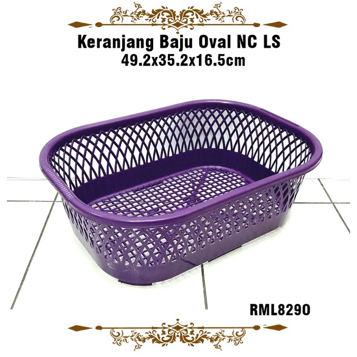 Keranjang Baju/Keranjang Serbaguna Oval NC LS