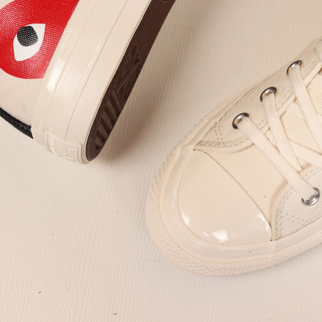 Converse x Comme Des Garcons PLAY All Star Chuck ‘70 Hi White