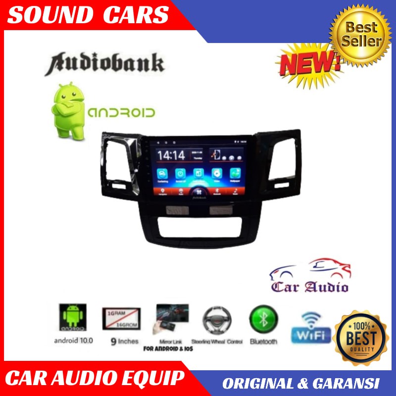 Head unit Android FORTUNER 2005 - 2015 New Android 9 inch Fortuner PNP Best Quality Garansi