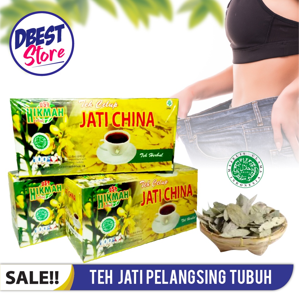 TEH CELUP DAUN JATI CINA PELANGSING