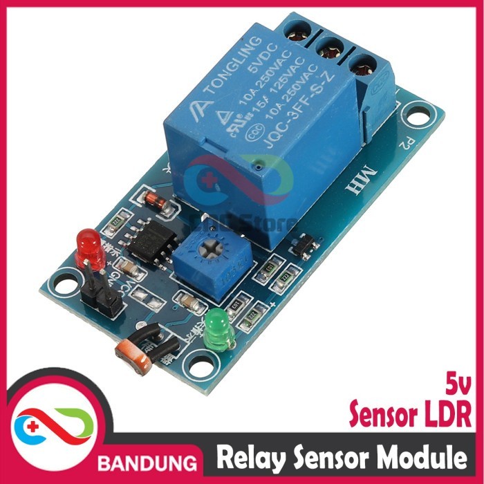 RELAY 5V LDR LAMPU OTOMATIS MODULE PHOTOSENSITIVE RESISTANCE LIGHT DETECTION