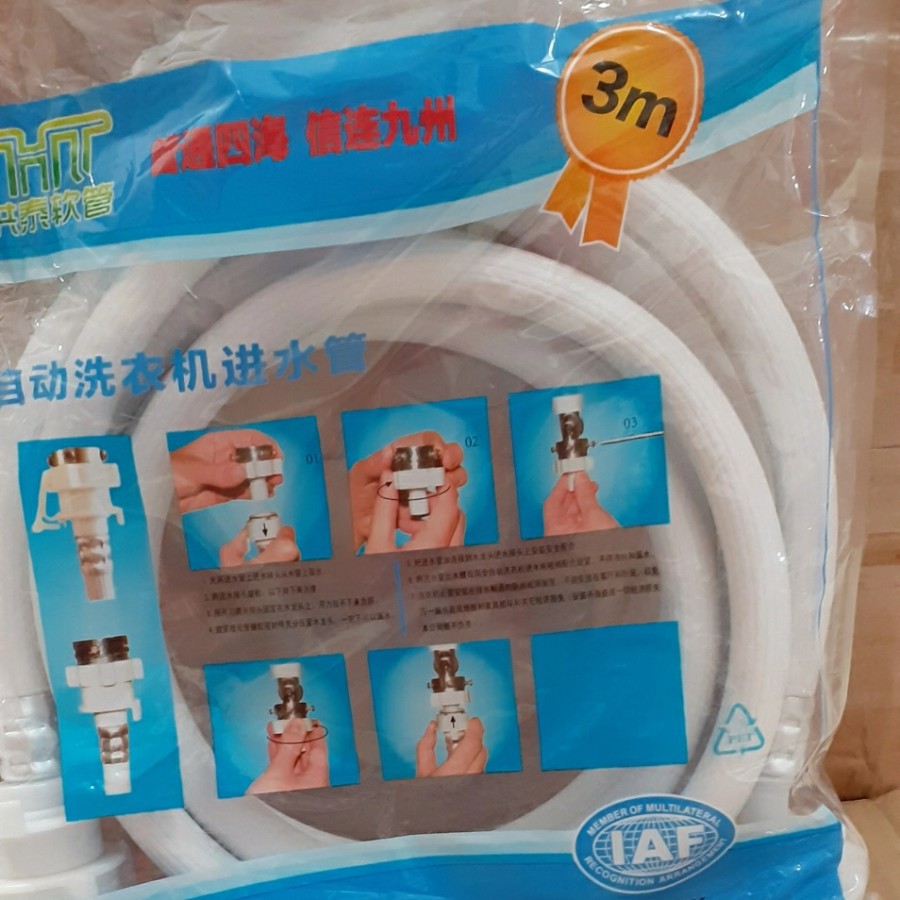 Selang Mesin Cuci 3 Meter Inlet / Selang Air Masuk