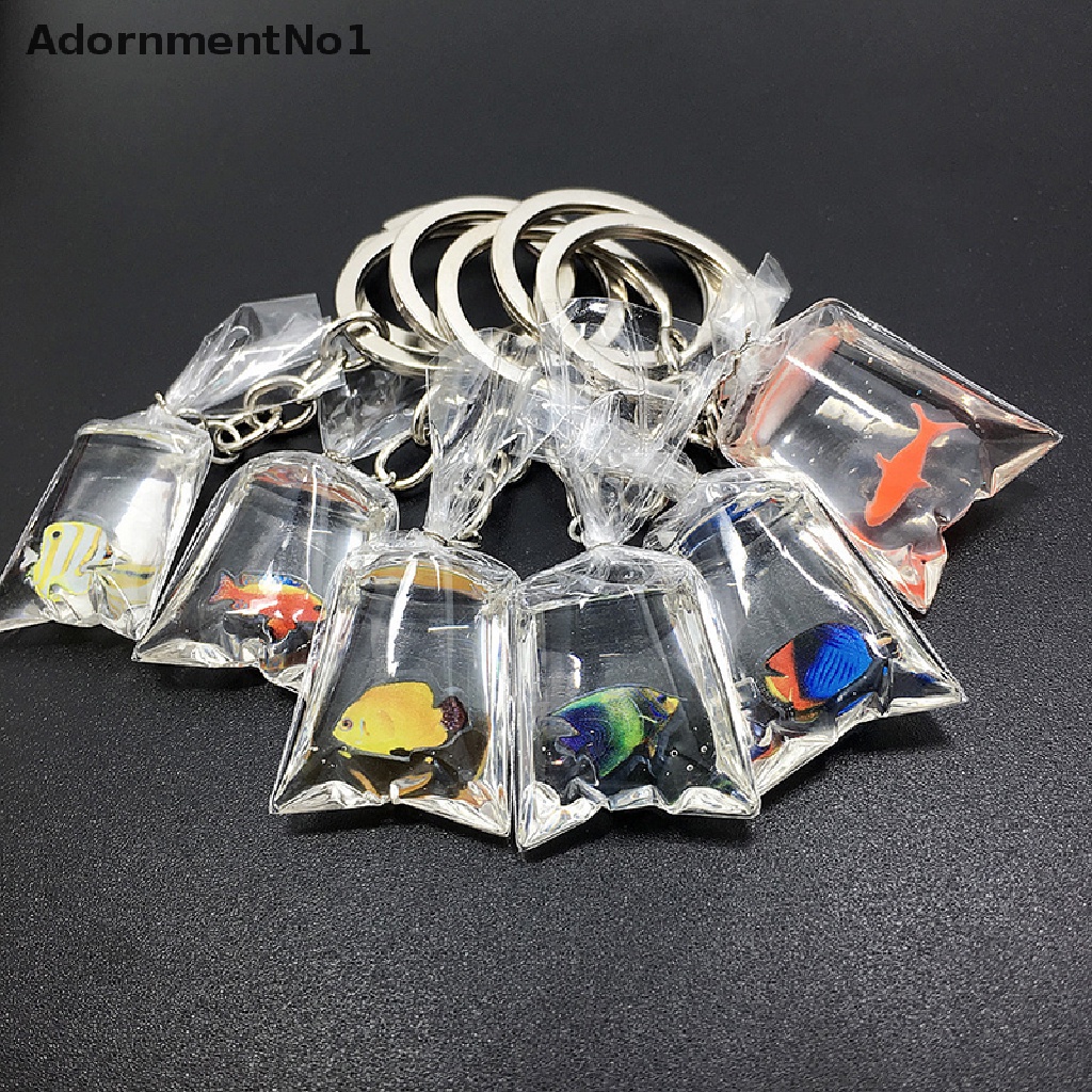 (AdornmentNo1) Gantungan Kunci Bentuk Ikan Mas Bahan Resin Charms