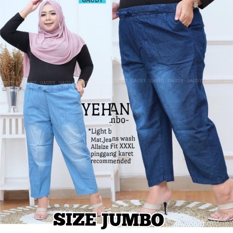 Celana Jeans Jumbo Baggy Jeans Yehan Jumbo