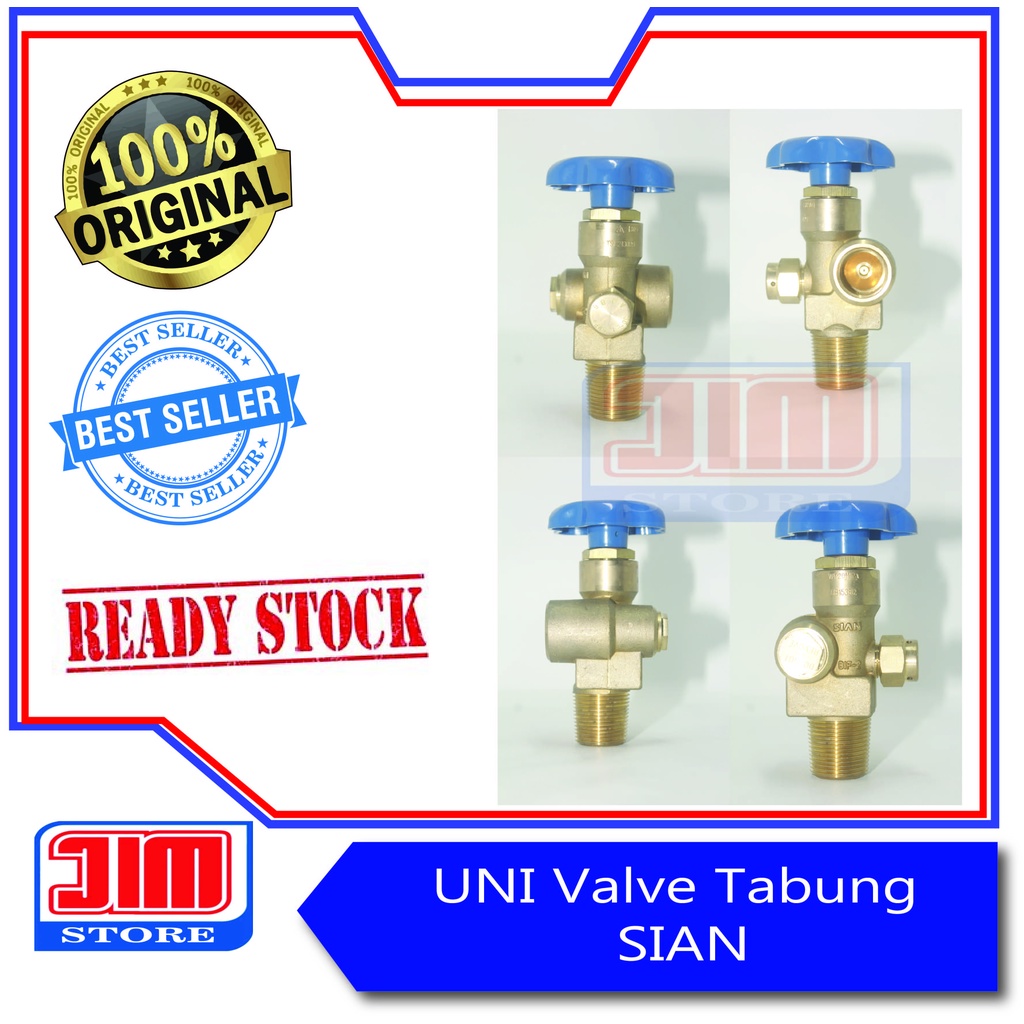Jual UNI Valve oksigen kran oksigen tabung oksigen valve oxygen cylinder