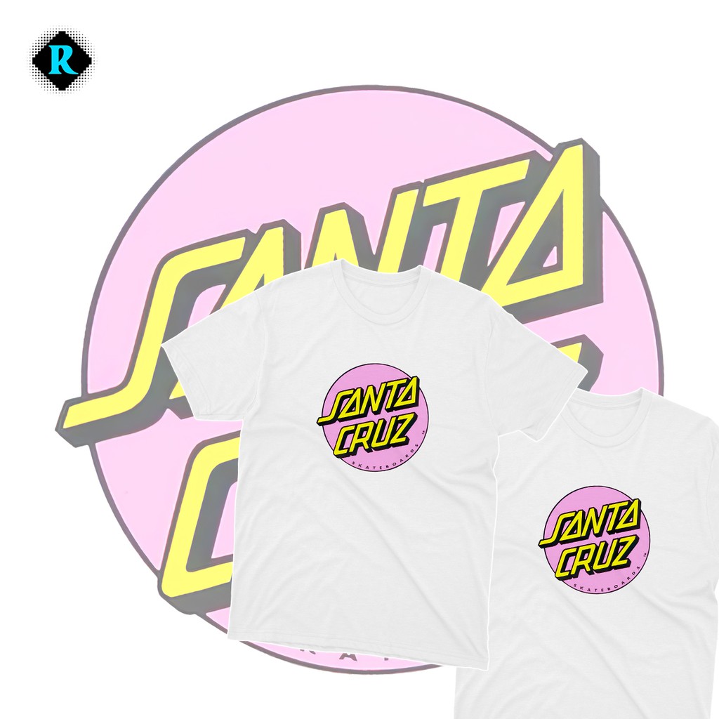 Kaos SANTA CRUZ 001 lTshirt custom lKornit beeze series lDTGlDTF