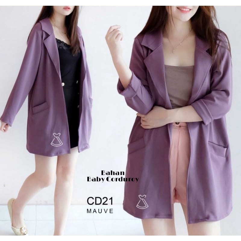 Blazer/Outer Wanita Kasual Terbaru Blazer Korean Style