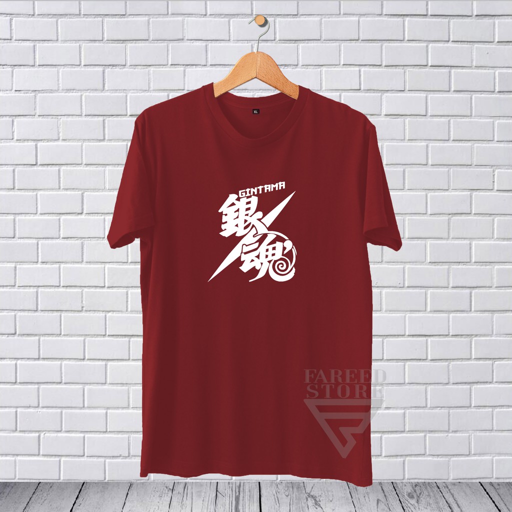kaos anime gintama / kaos wibu/ kaos komunitas/ kaos japan/ kaos distro