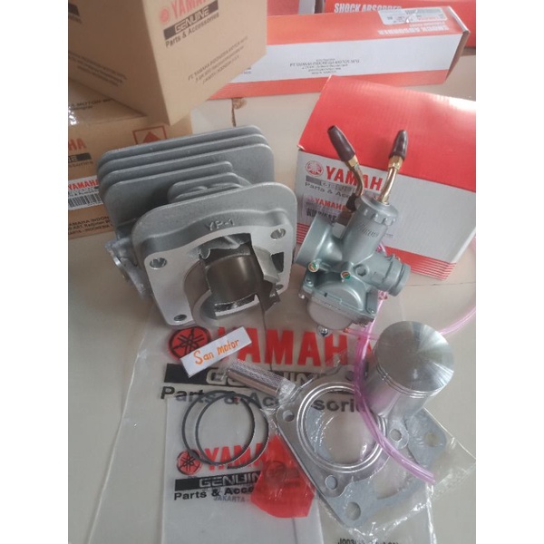 Blok Seher Assy Piston Set Plus Karburator Karbu Yamaha FizR.YP-1 Ori YGP