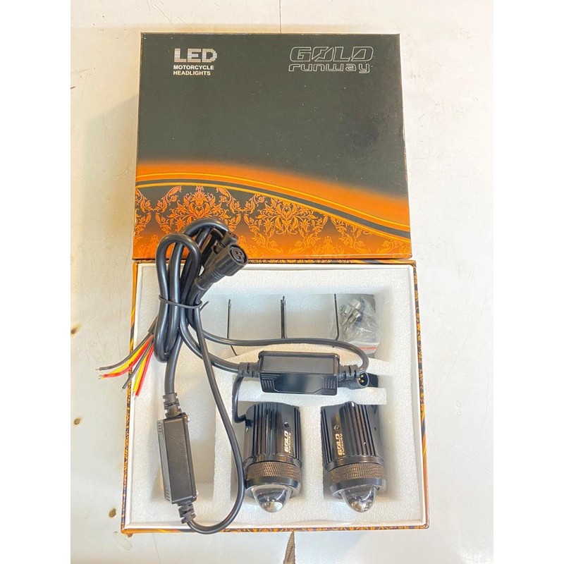 Lampu LED Mini Driving Light D2 GOLD RUNWAY BERKUALITAS ORIGINAL