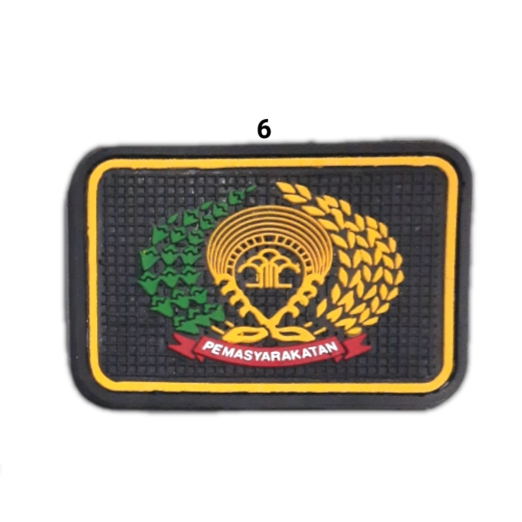 Patch Rubber Logo POLSUSPAS Pengayoman / Emblem Logo Polsuspas