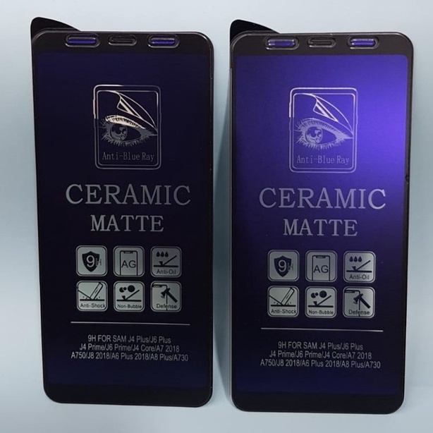 SCREEN PROTECTOR CERAMIC MATTE ANTI BLUE SAMSUNG GALAXY A8 PLUS - FA