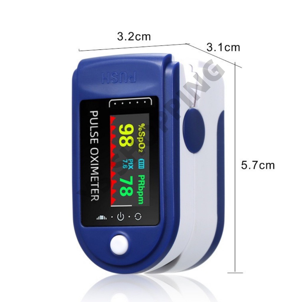 Fingertip Pulse Oximeter / Alat Pengukur Kadar Oksigen Detak Jantung / Alat Kesehatan Medis