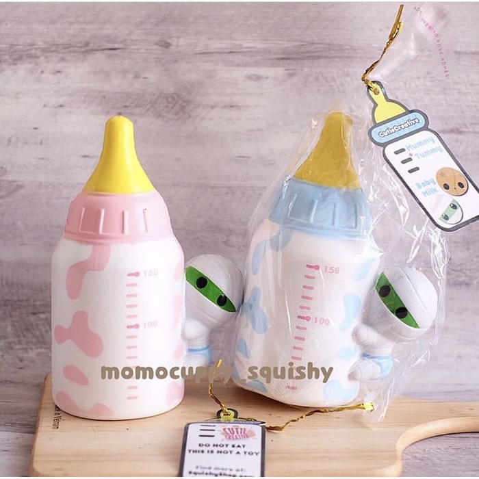 deffect promo SQUISHY LICENSED KARAKTER baby bottle mummy by cutie creative