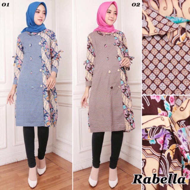 AB Agen Baju Official Shop new rabella tunik muslim AB Agen Baju Official Shop new rabella tunik muslim