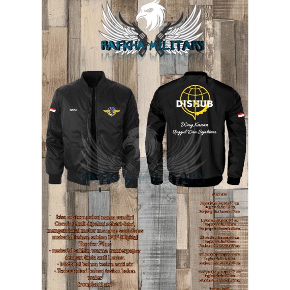 jaket dishub/ jaket bomber dishub