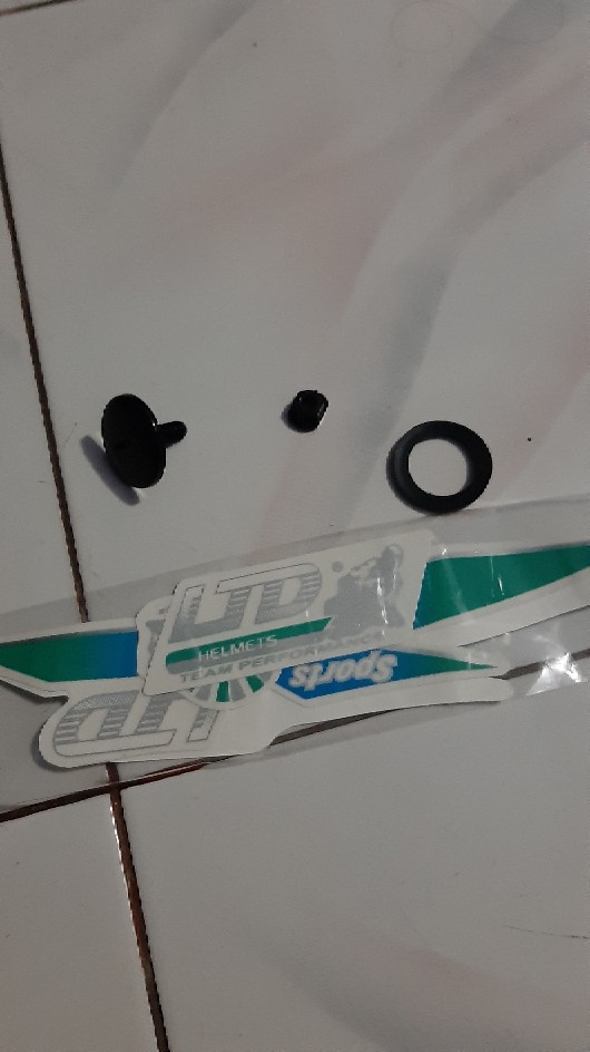 Baut Ring Penahan Kaca Dan Mur Untuk Helm Ltd Sport Original