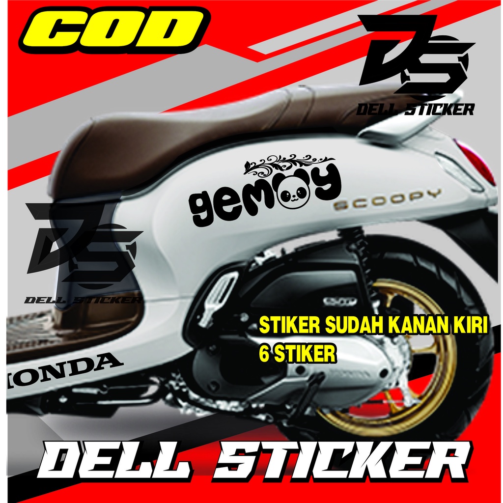 Stiker Scoopy GEMOY / Cutting Cticker Scoopy / Cutting Striping Scoopy PRESTIGE / ALL SCOOPY